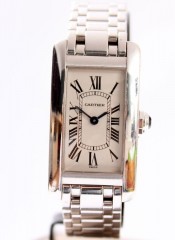 Cartier Tank Americaine 18K Witgoud