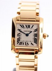 Cartier Tank Francaise 18K Gold Lady