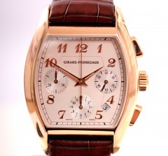 Girard Perregaux Richevelle Chronograaf 18Krt. Rosegoud.