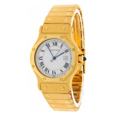 Cartier Santos Octagon 18Krt. Automaat