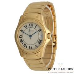 Cartier Santos Galbee Ronde 18Krt.