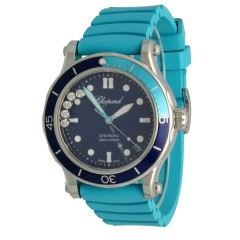 Chopard Happy Ocean Automatic Steel Diamonds Blue Dial 40mm