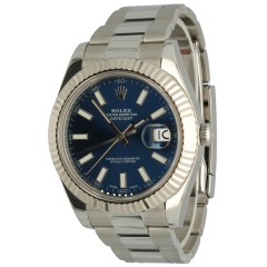 Rolex Datejust II Ref.116334 Blue/Oyster