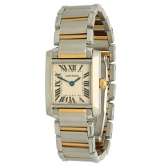 Cartier Tank Francaise Goud/Staal Ref.2384 GERSERVEERD