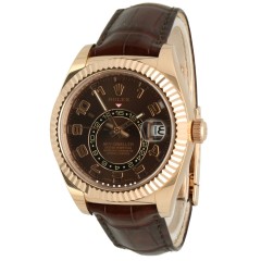 Rolex Sky-Dweller Ref.326135 EveroseGold/Chocolate Dial