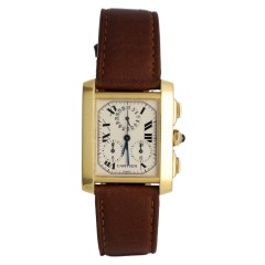 Cartier Tank Francaise Ref. 1830 Chronoflex