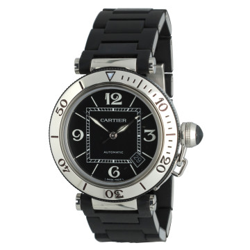 Cartier Pasha Seatimer Black Full Set